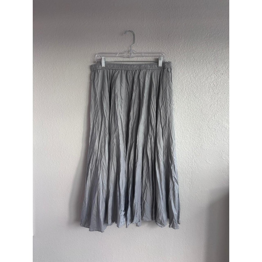 JOSEPH London 100% Silk Gray Midi Skirt Quiet Luxury Minimalist Designer UK 42 - Picture 7 of 10